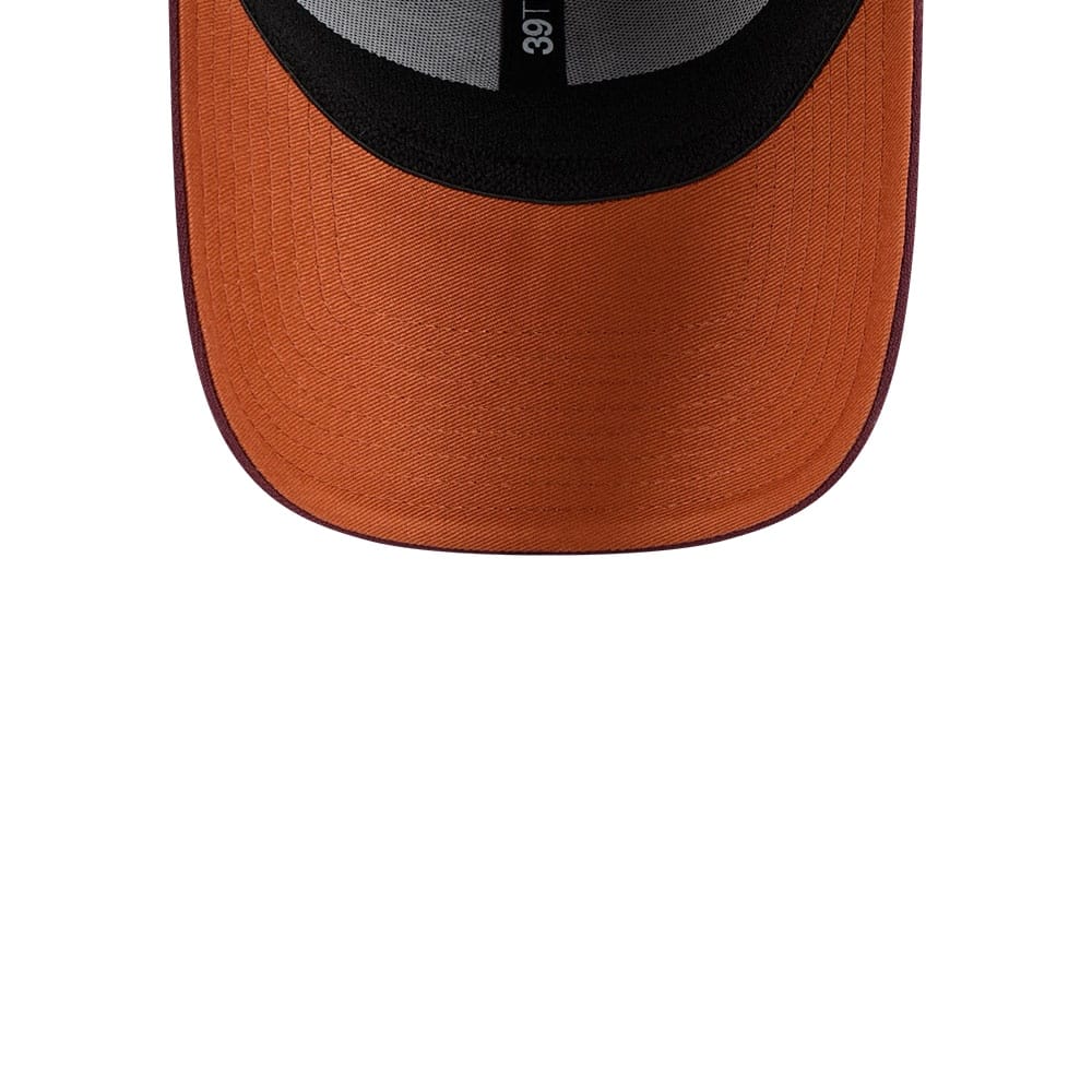 New Era 39THIRTY Frosted Rust Stretch Fit Cap - Maroon - Image 7
