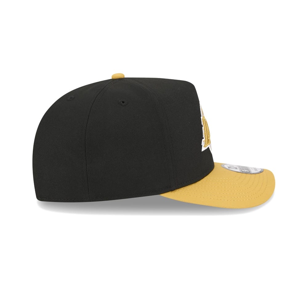 New Era 9FIFTY A-Frame Pre Curved Snapback Los Angeles Lakers - Black / Mustard - Image 6