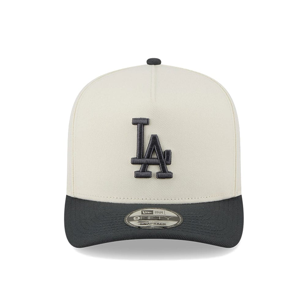 New Era 9FIFTY 3 Times A-Frame Pre-Curved Snapback Los Angeles Dodgers - Chrome / Steel - Image 3
