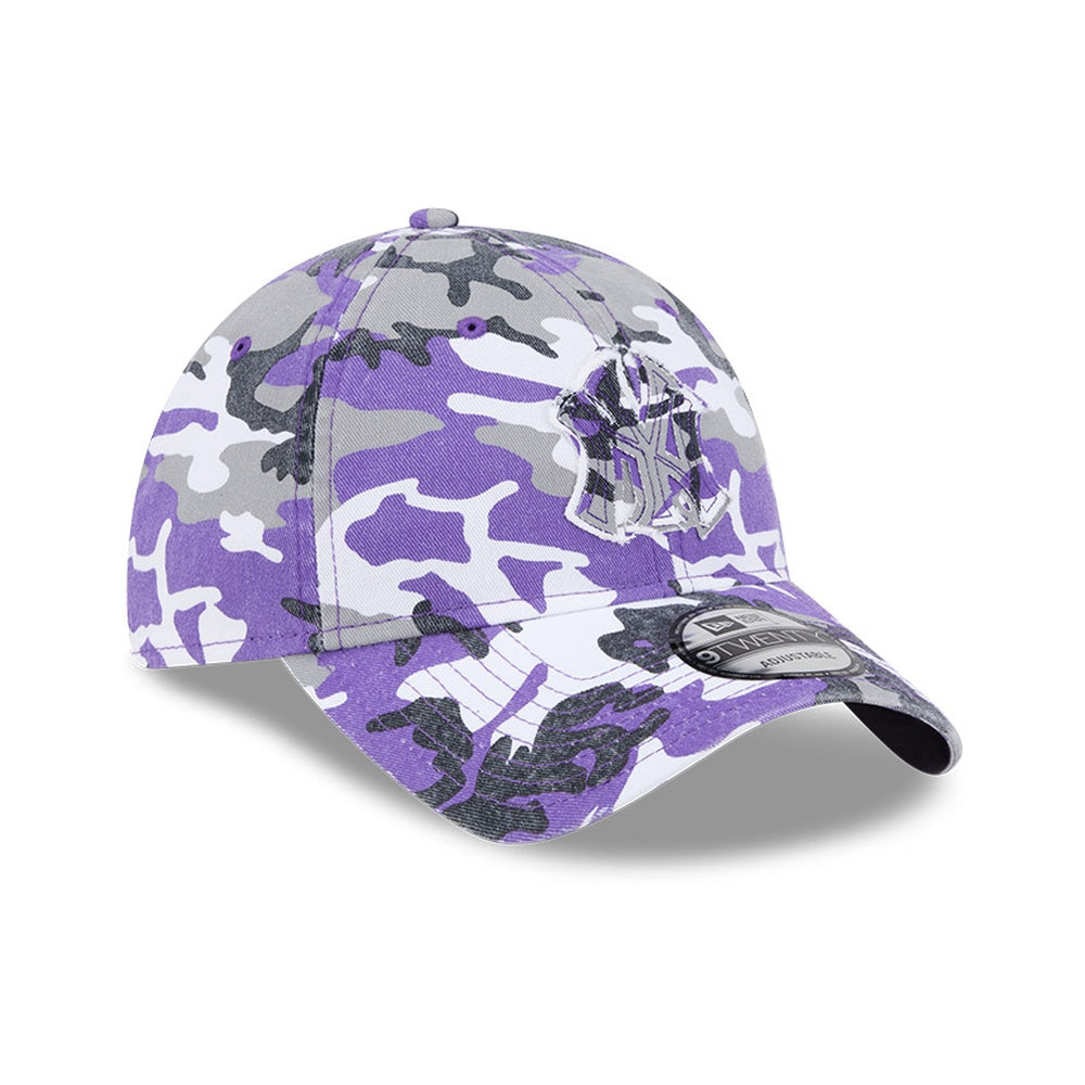 New Era 9TWENTY Frayed Washed Camo New York Yankees - Camo - Image 3