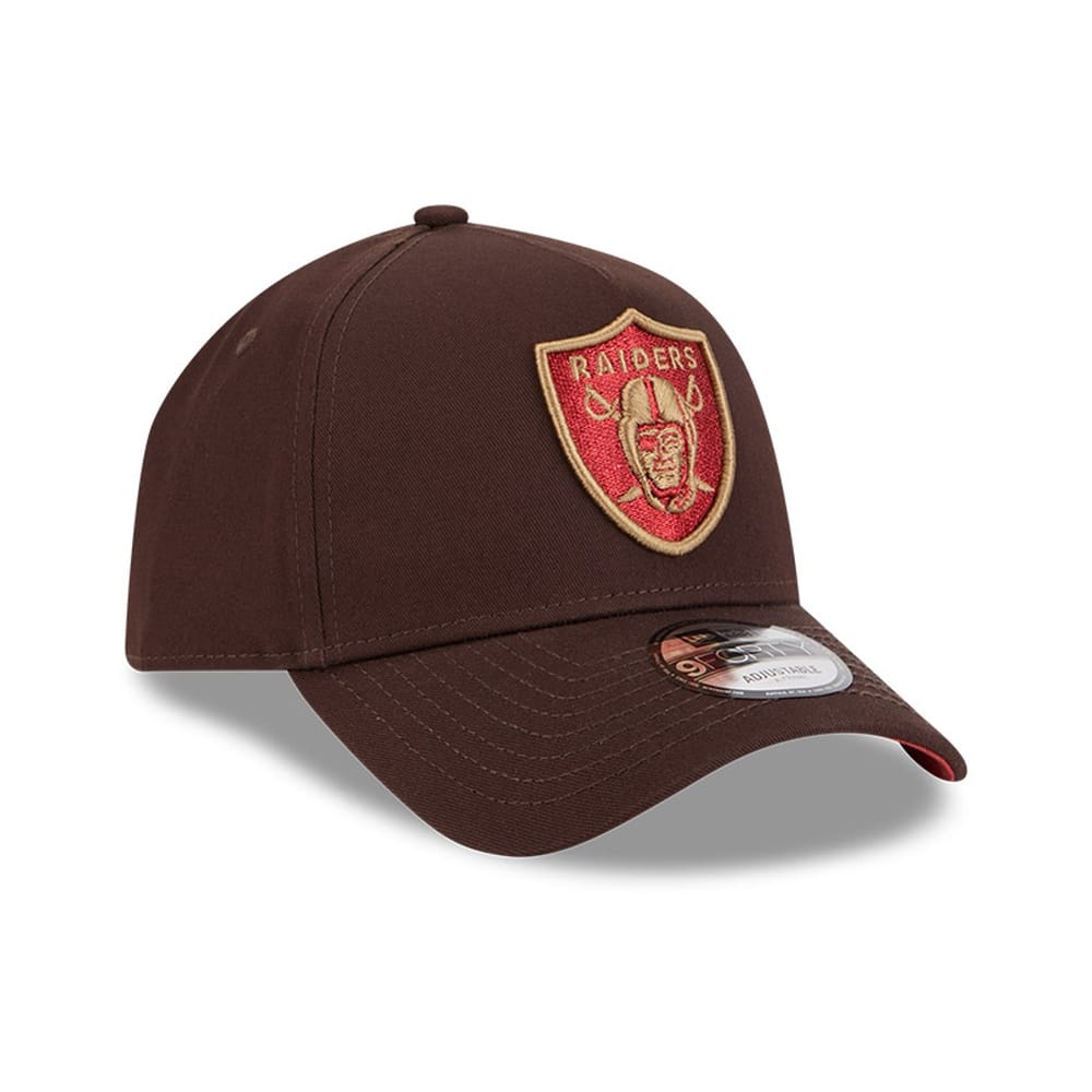 New Era 9FORTY A-Frame Las Vegas Raiders - Chocolate Cherry - Image 3