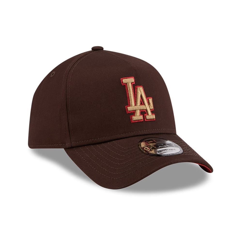 New Era 9FORTY A-Frame Los Angeles Dodgers - Chocolate Cherry - Image 3