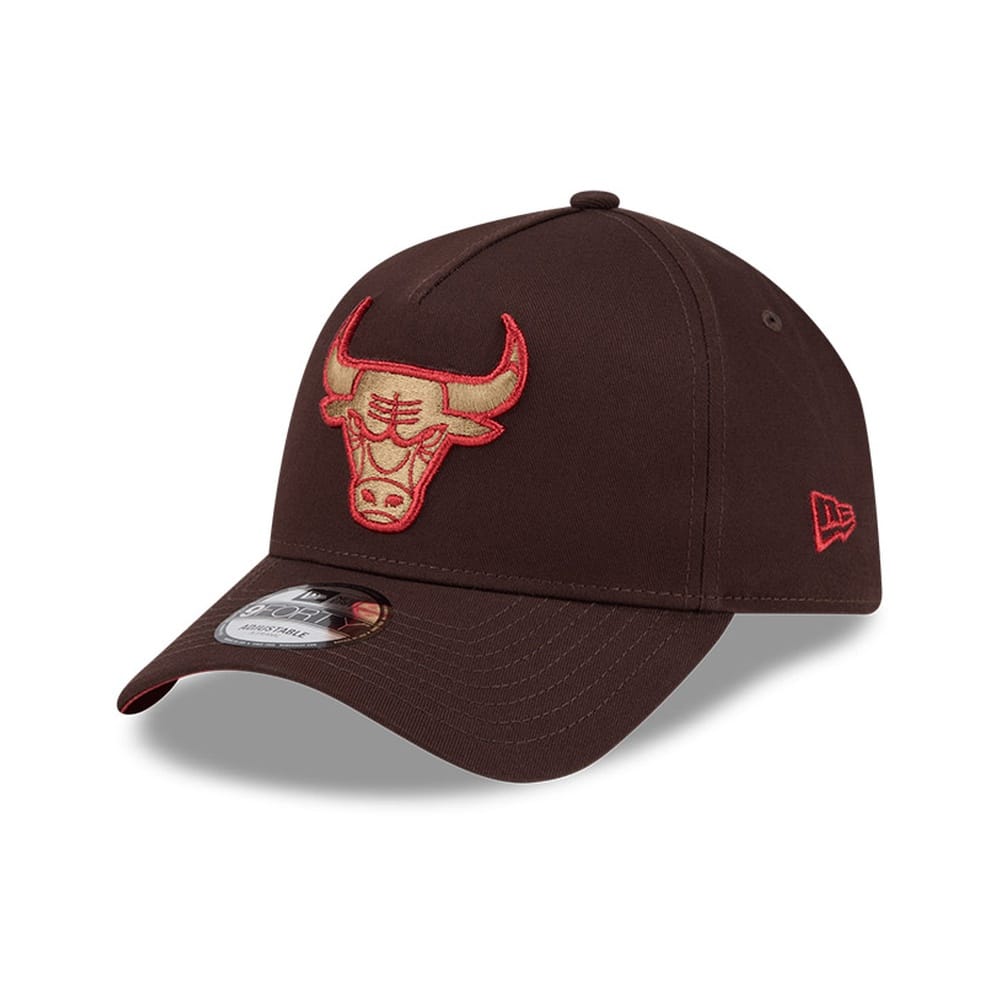 New Era 9FORTY A-Frame Chicago Bulls - Chocolate Cherry - Image 2