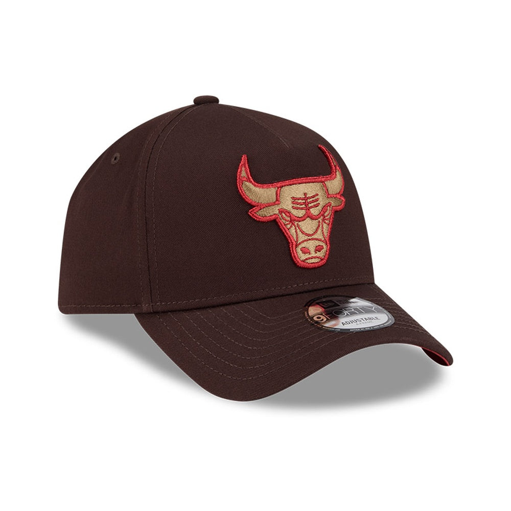 New Era 9FORTY A-Frame Chicago Bulls - Chocolate Cherry - Image 3