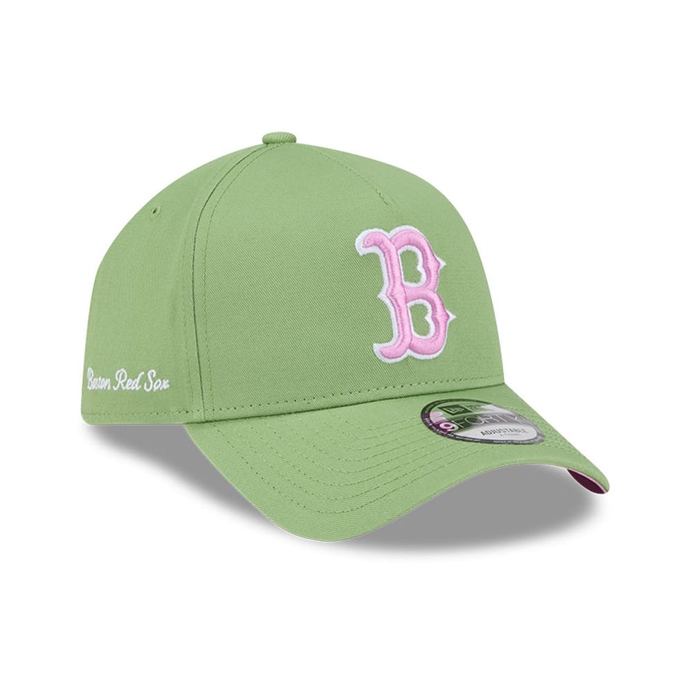 New Era 9FORTY A-Frame Boston Red Sox - Strawberry Matcha - Image 3