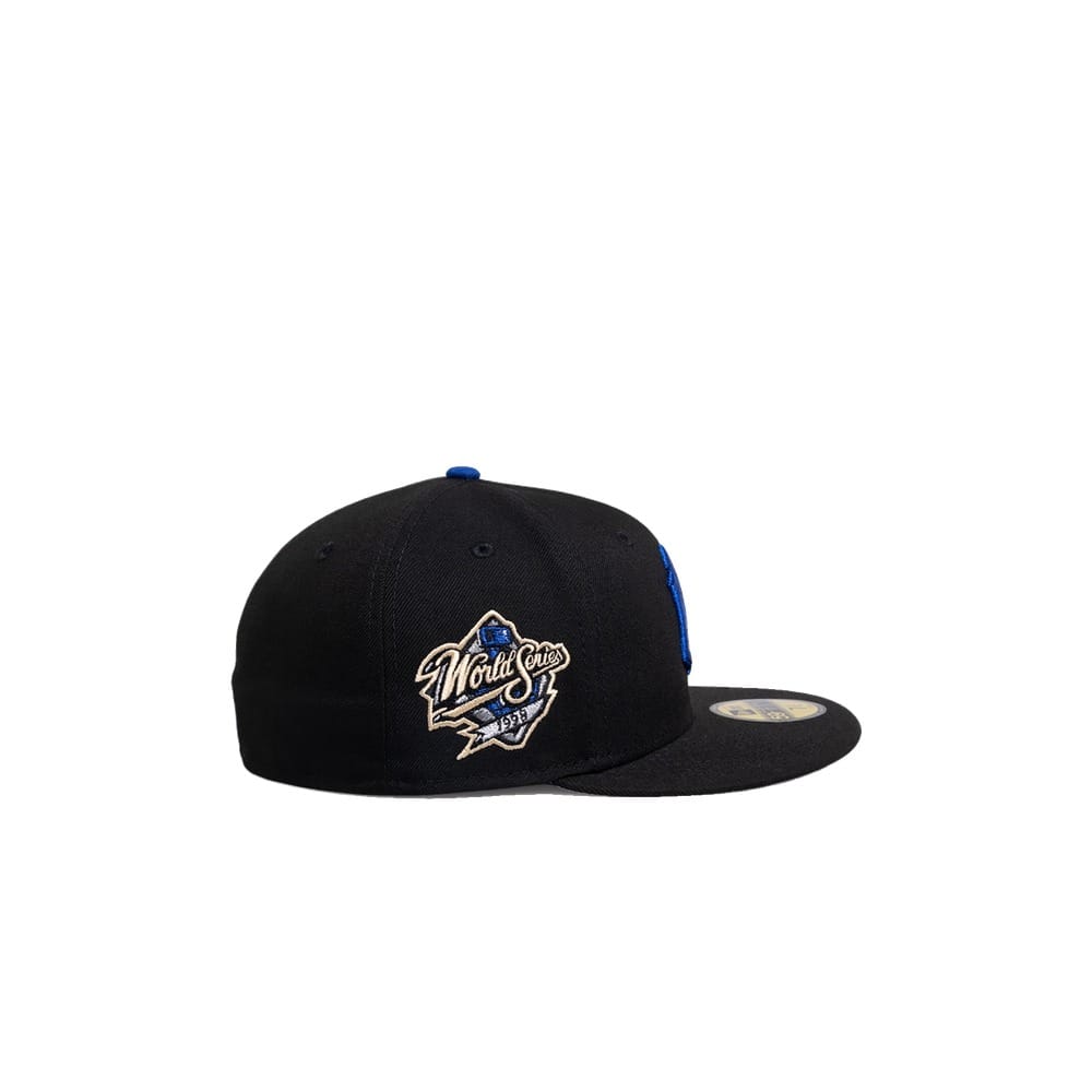 New Era 59FIFTY Black Metallic Fitted Cap New York Yankees - Black / Blue - Image 3