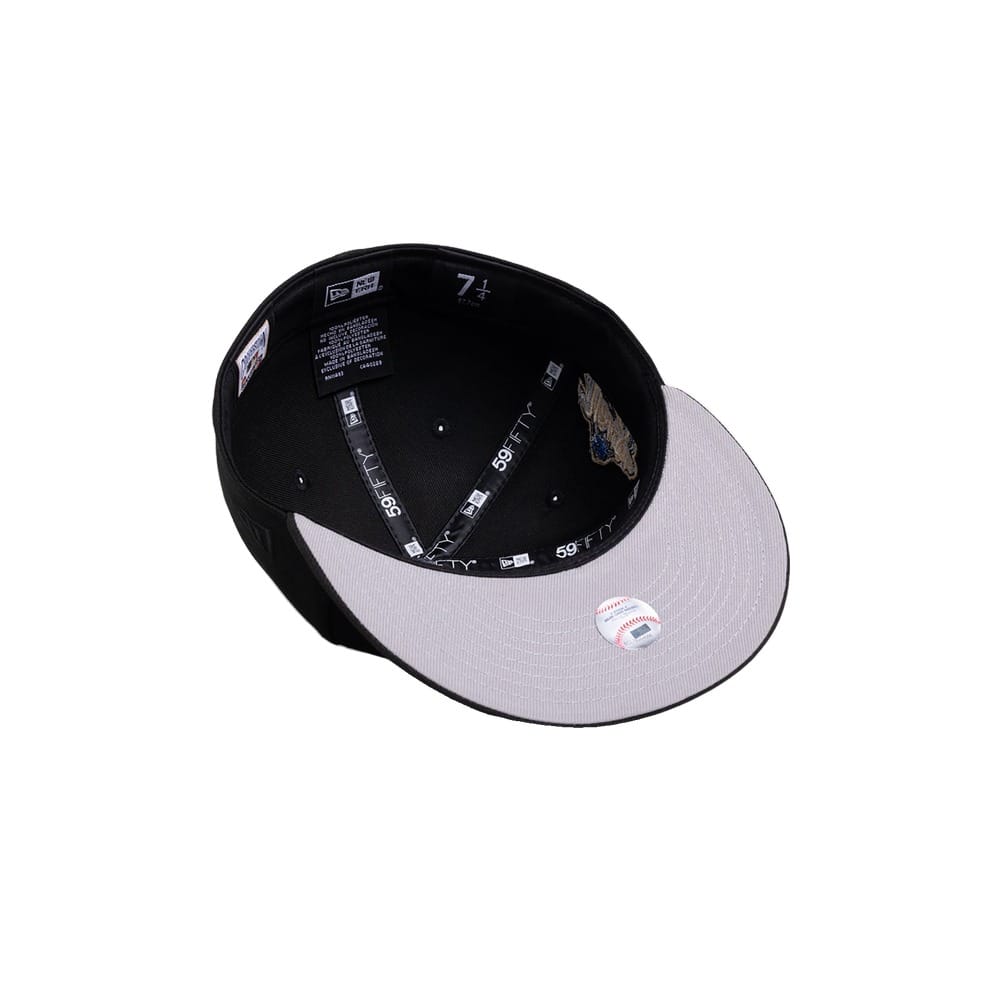 New Era 59FIFTY Black Metallic Fitted Cap New York Yankees - Black / Blue - Image 6