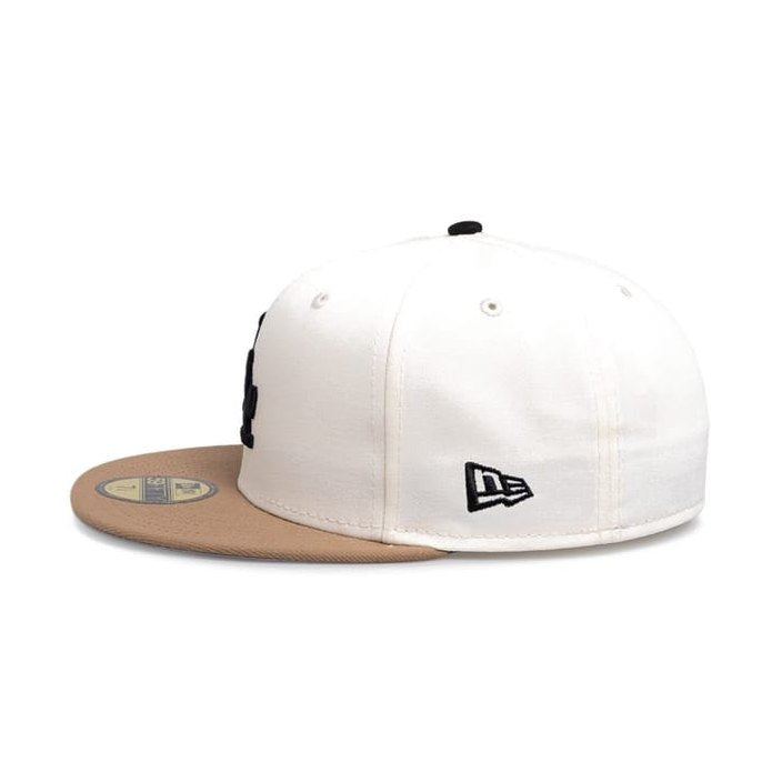 New Era 59FIFTY Chrome Fitted Cap Los Angeles Dodgers - Chrome White / Black