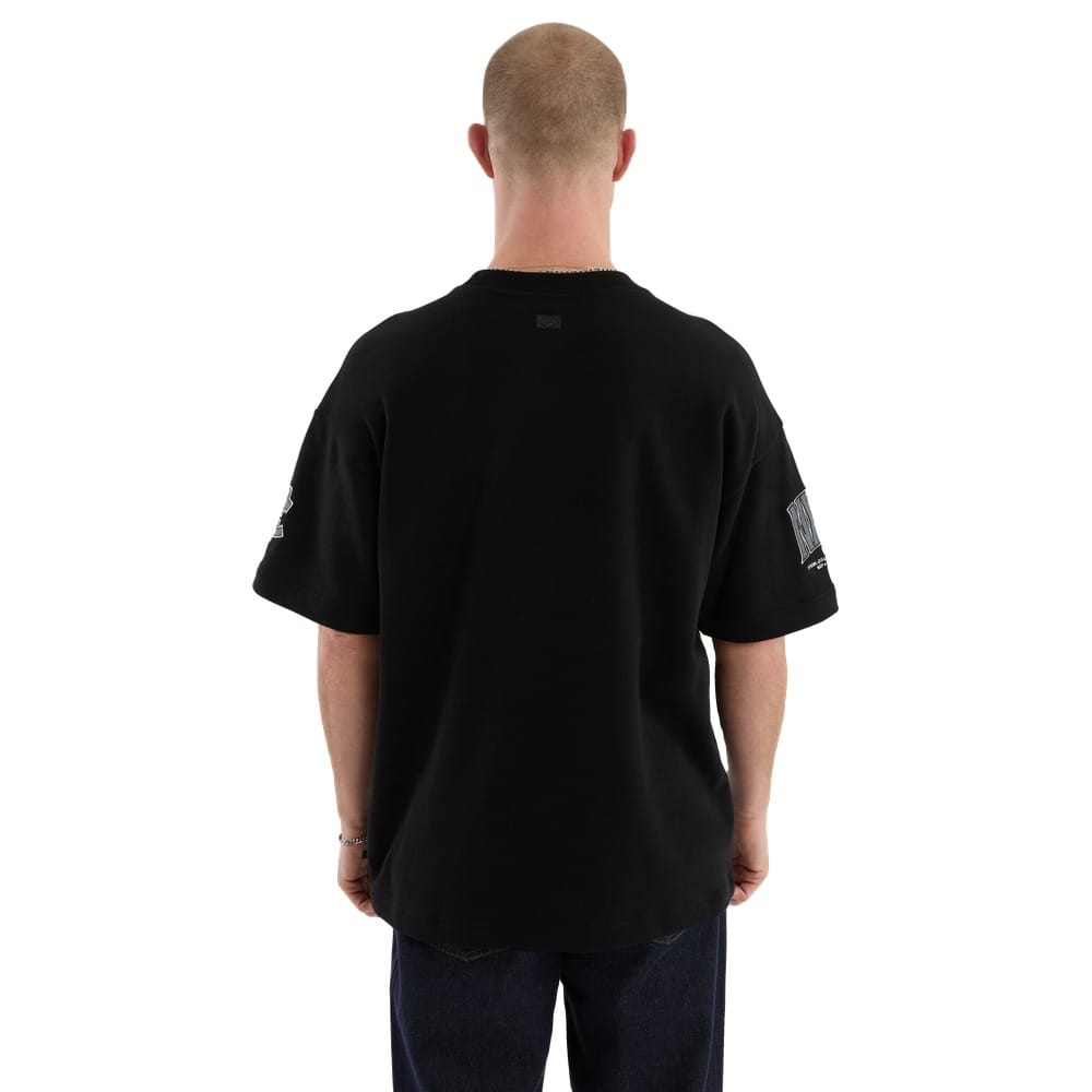 NXP X AFL Carlton Game-On Loopbk Tee - Jet Black