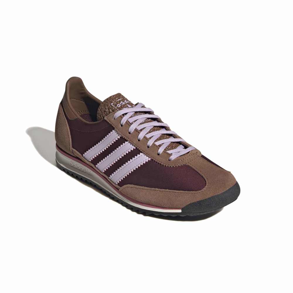 Adidas Womens SL 72 OG - Maroon / Ice Lavender / Preloved Brown - Image 6