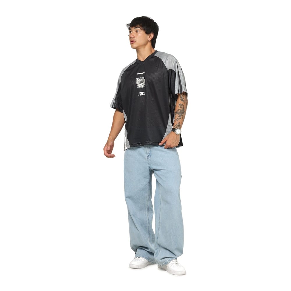 Mitchell & Ness Mixed Mesh Jersey Las Vegas Raiders - Black / Gun Powder Grey / White