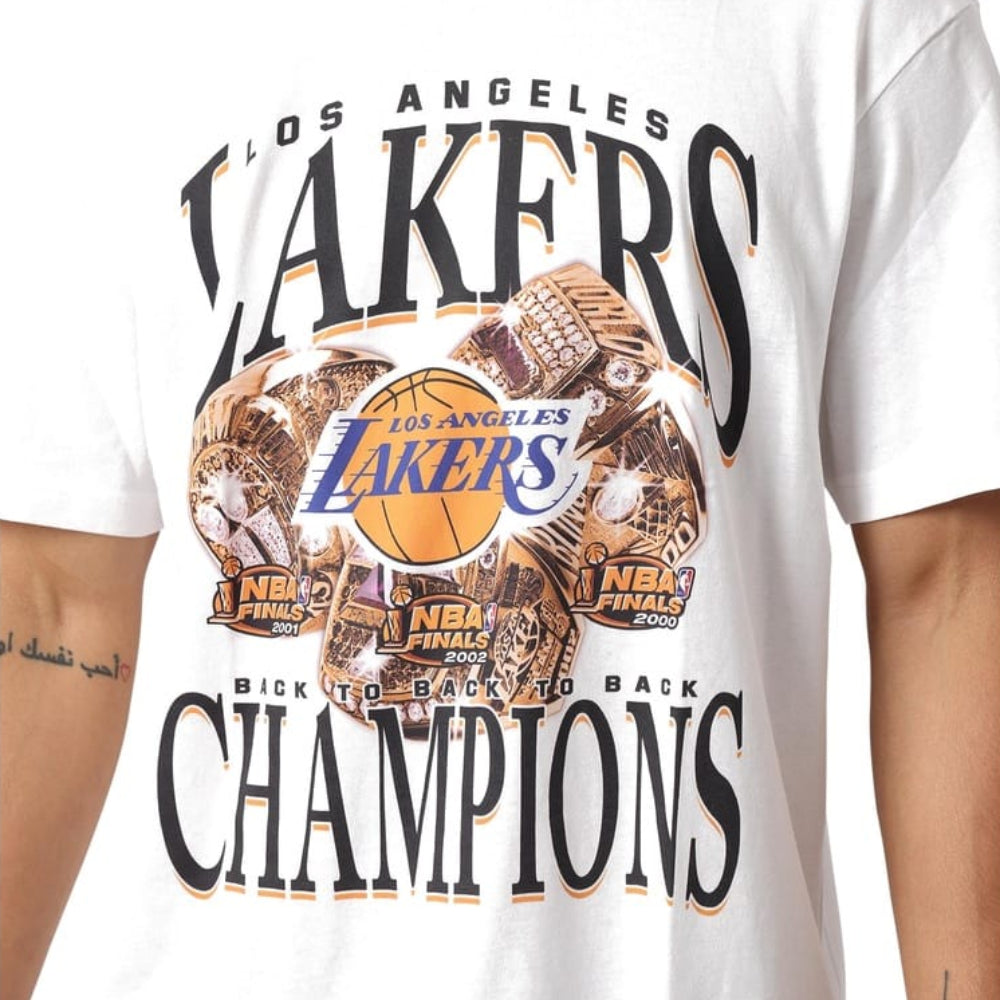 Mitchell & Ness Chasing Dreams Los Angeles Lakers Tee - Vintage White