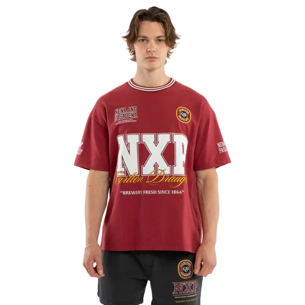 NXP Spirits Loopback Raptor Tee - Burgundy