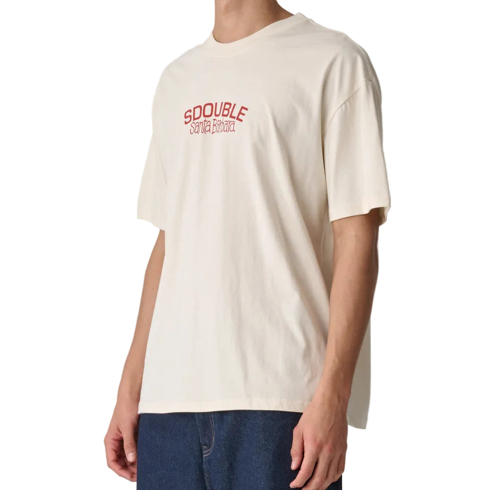S / DOUBLE Santa Barbara SS Tee - Unbleached
