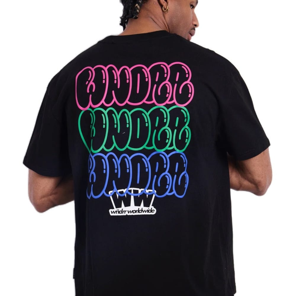 WNDRR Blissed Out Box Fit Tee - Black