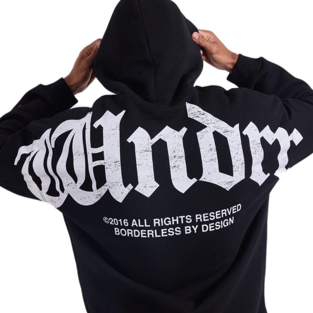 WNDRR Revival Hood Sweat - Black