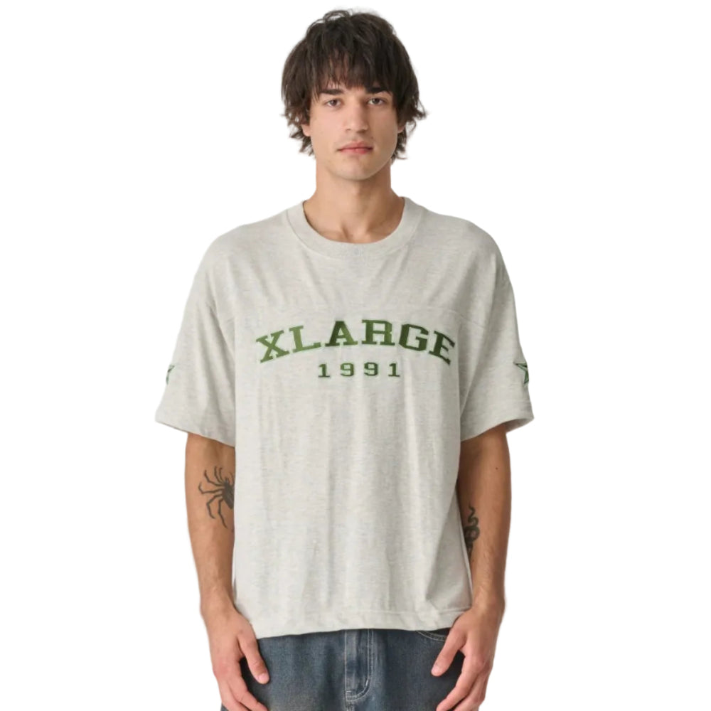 XLarge College Star Gorilla Fit Tee - Ash Heather