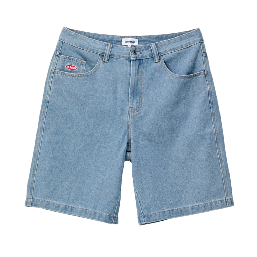 XLarge Baggy Bull Denim 91 Short - Mid Blue