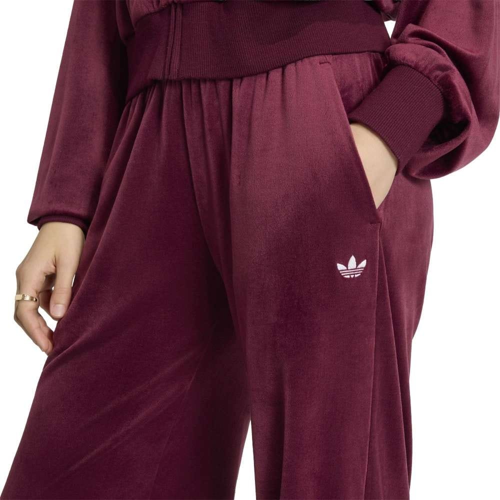 Adidas Essentials Velour Pant - Maroon