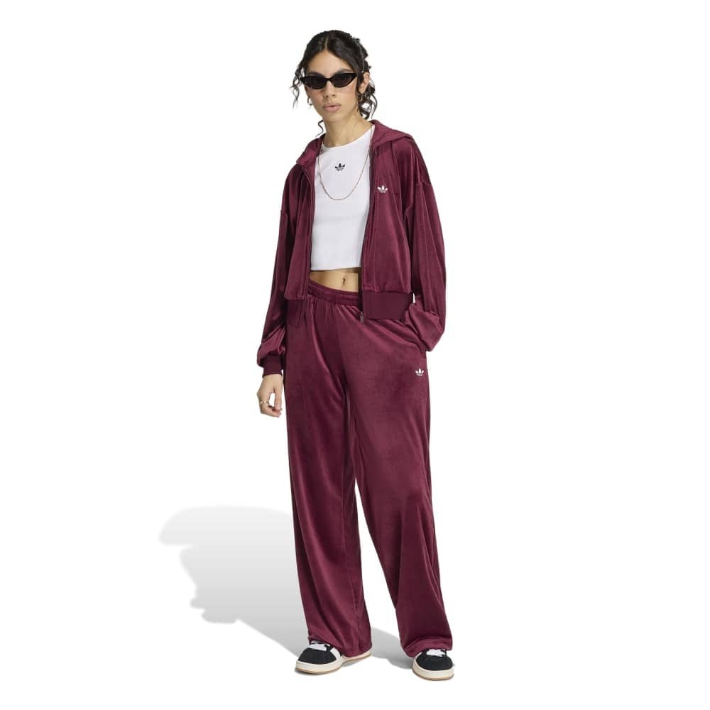 Adidas Essentials Velour Pant - Maroon