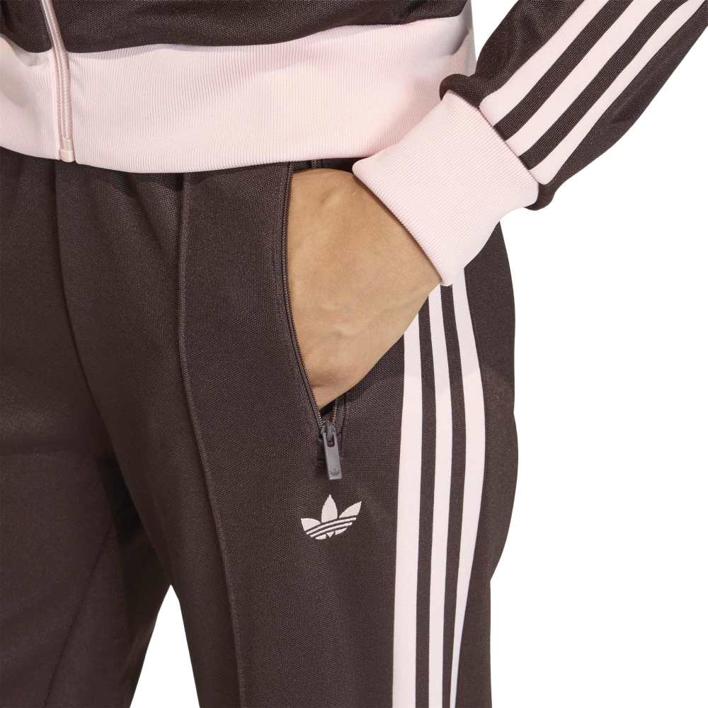 adidas Womens Classic Track Pant - Aurora Coffee / Pink