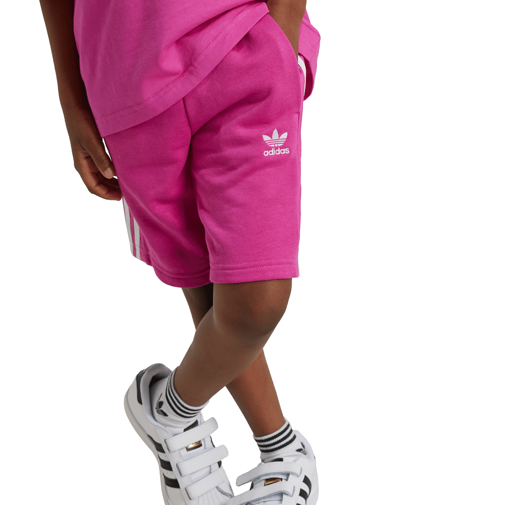 adidas Childrens Adicolor Short Tee Set - Semi Lucid Fuchsia
