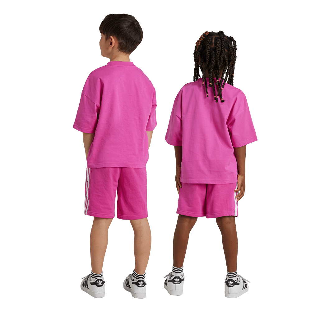 adidas Childrens Adicolor Short Tee Set - Semi Lucid Fuchsia