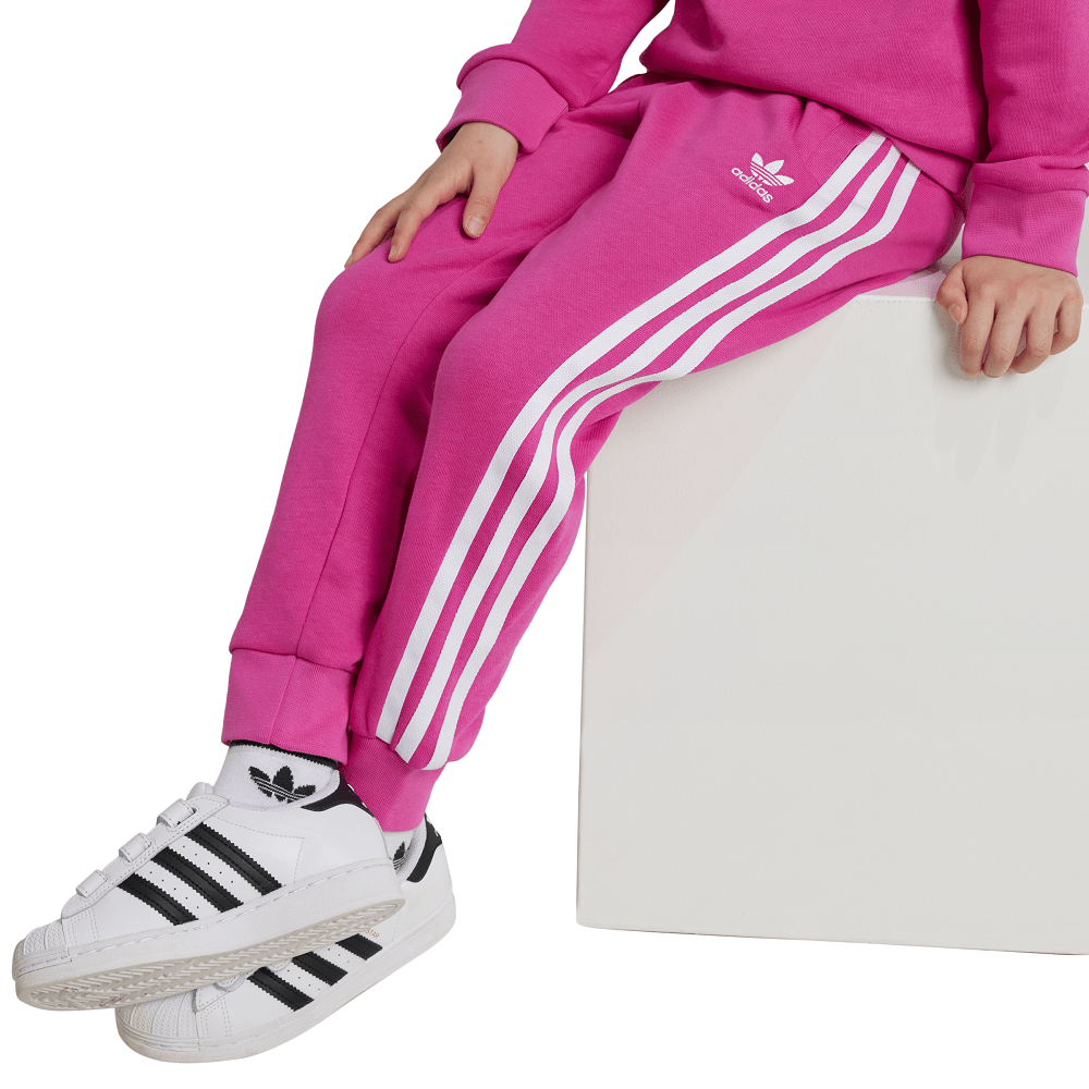 adidas Childrens Trefoil Crew Set - Semi Lucid Fuchsia