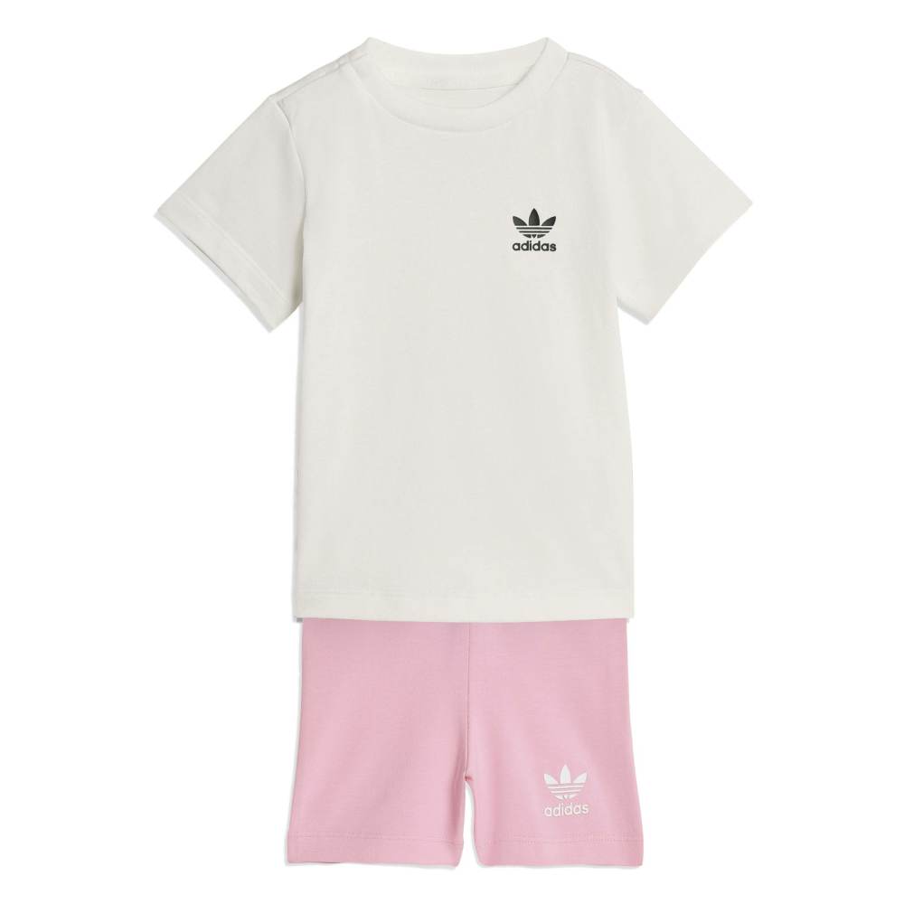adidas Cycling Shorts Tee Set - Pink