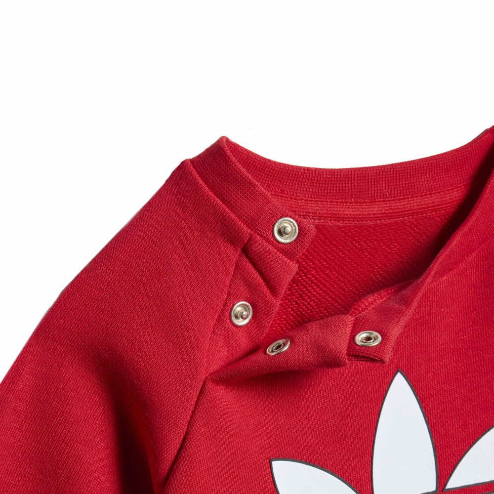adidas Infants Crew Set - Better Scarlet / White
