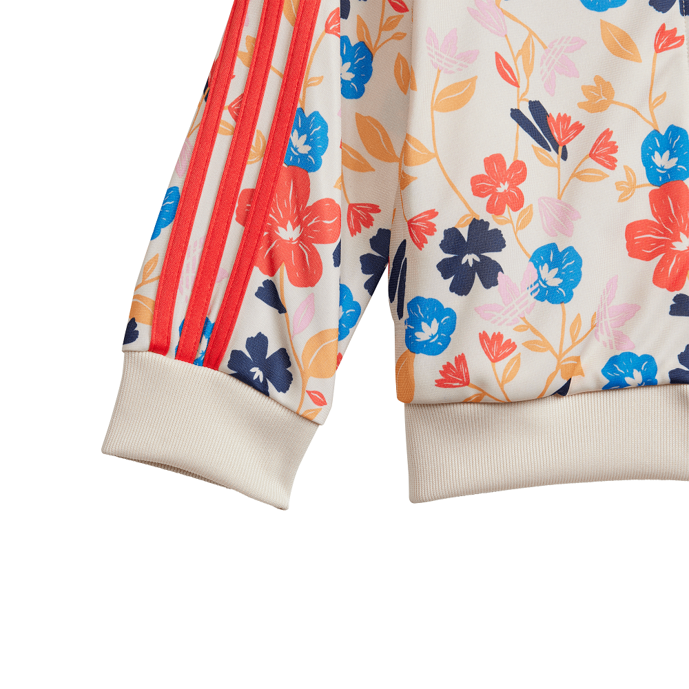 adidas Infants Floral Superstar Tracksuit - Wonder White / Multicolour