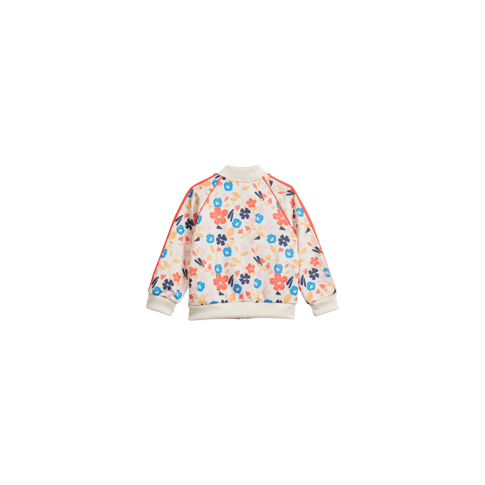 adidas Infants Floral Superstar Tracksuit - Wonder White / Multicolour
