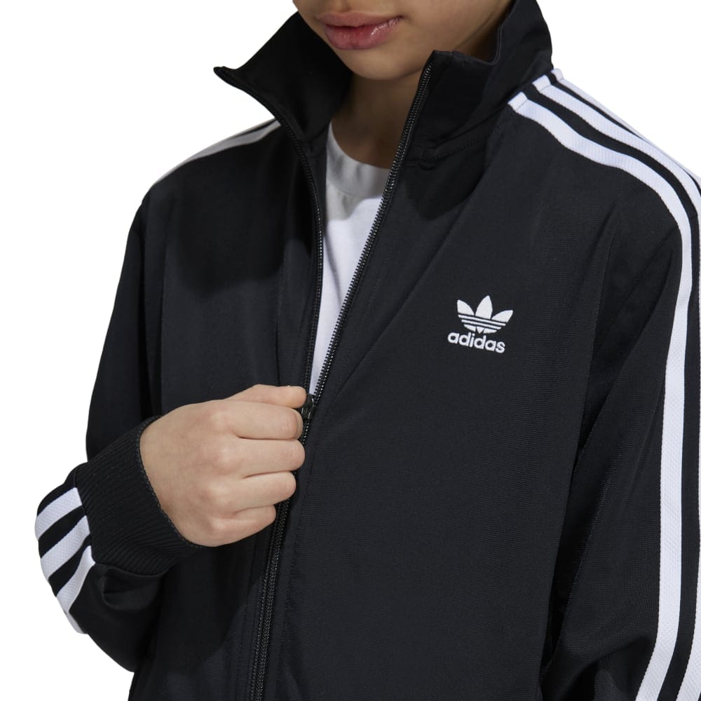 adidas Kids Adicolor Firebird Top - Black / White