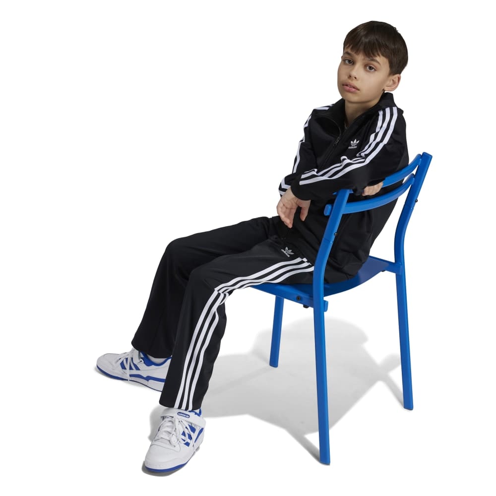 adidas Kids Adicolor Firebird Top - Black / White