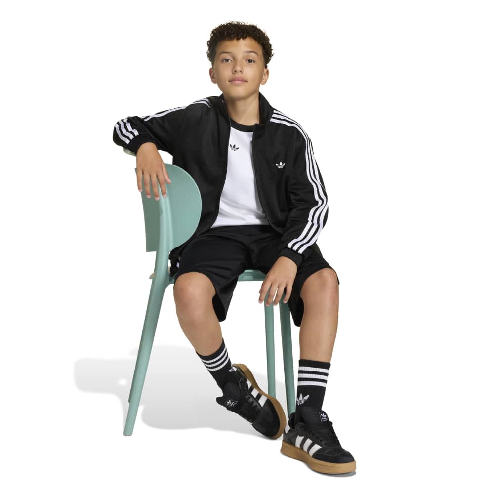 adidas Kids Loose Jacquard Track Top - Black