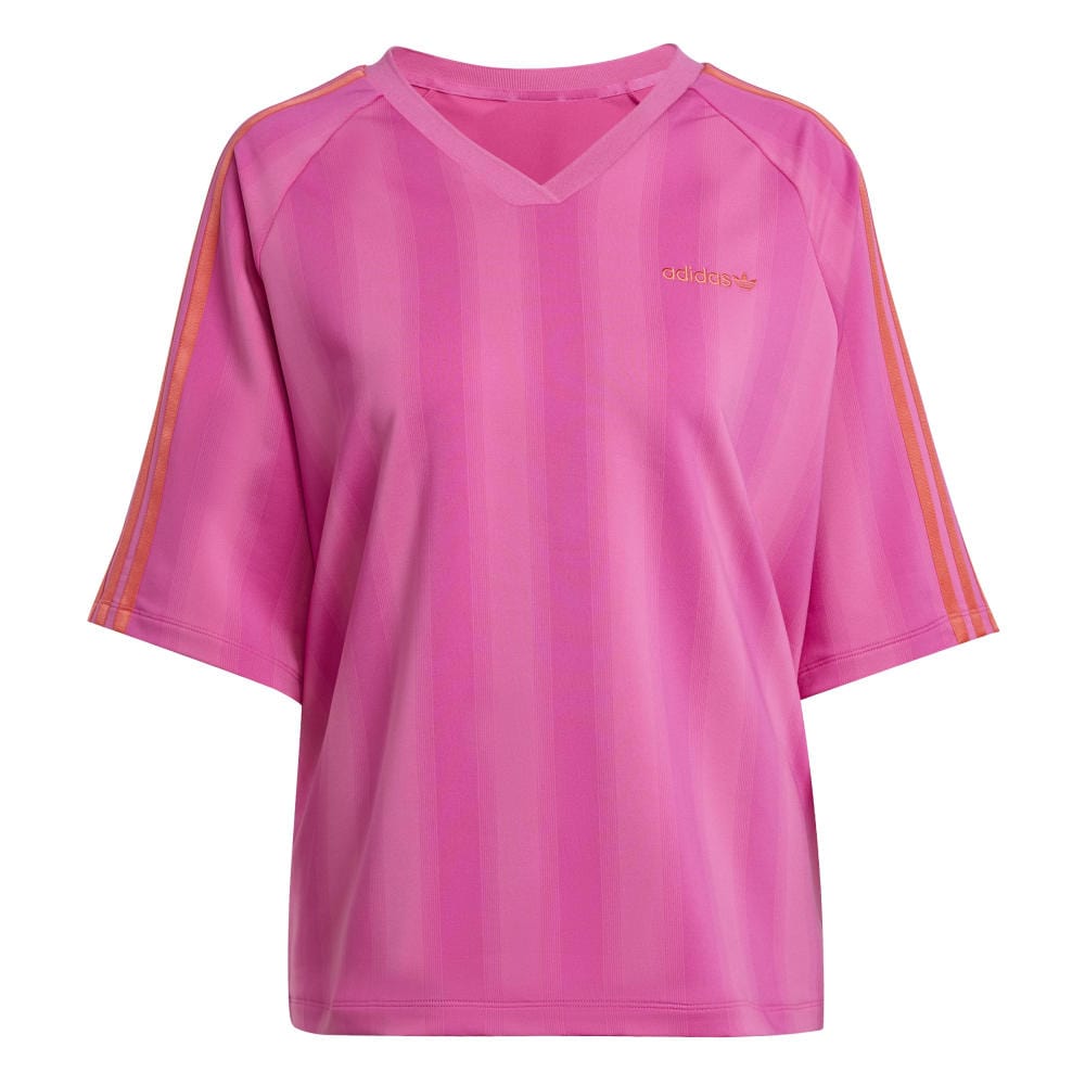 adidas Loose Linear Tee - Semi Lucid Fuchsia