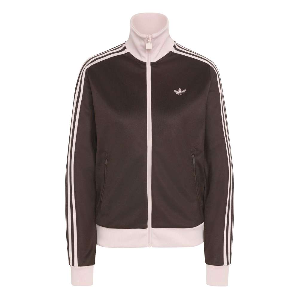 adidas Womens Classic Track Top - Aurora Coffee / Pink