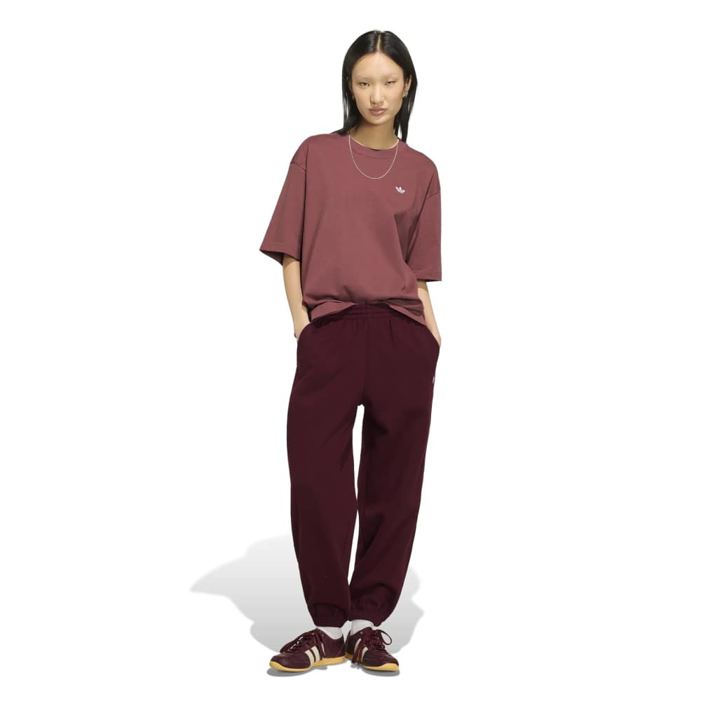 Adidas Womens Essentials Boyfriend Tee - Burgundy