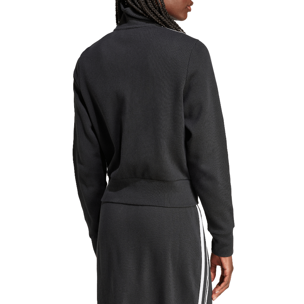 adidas Womens Knitted Track Top - Black