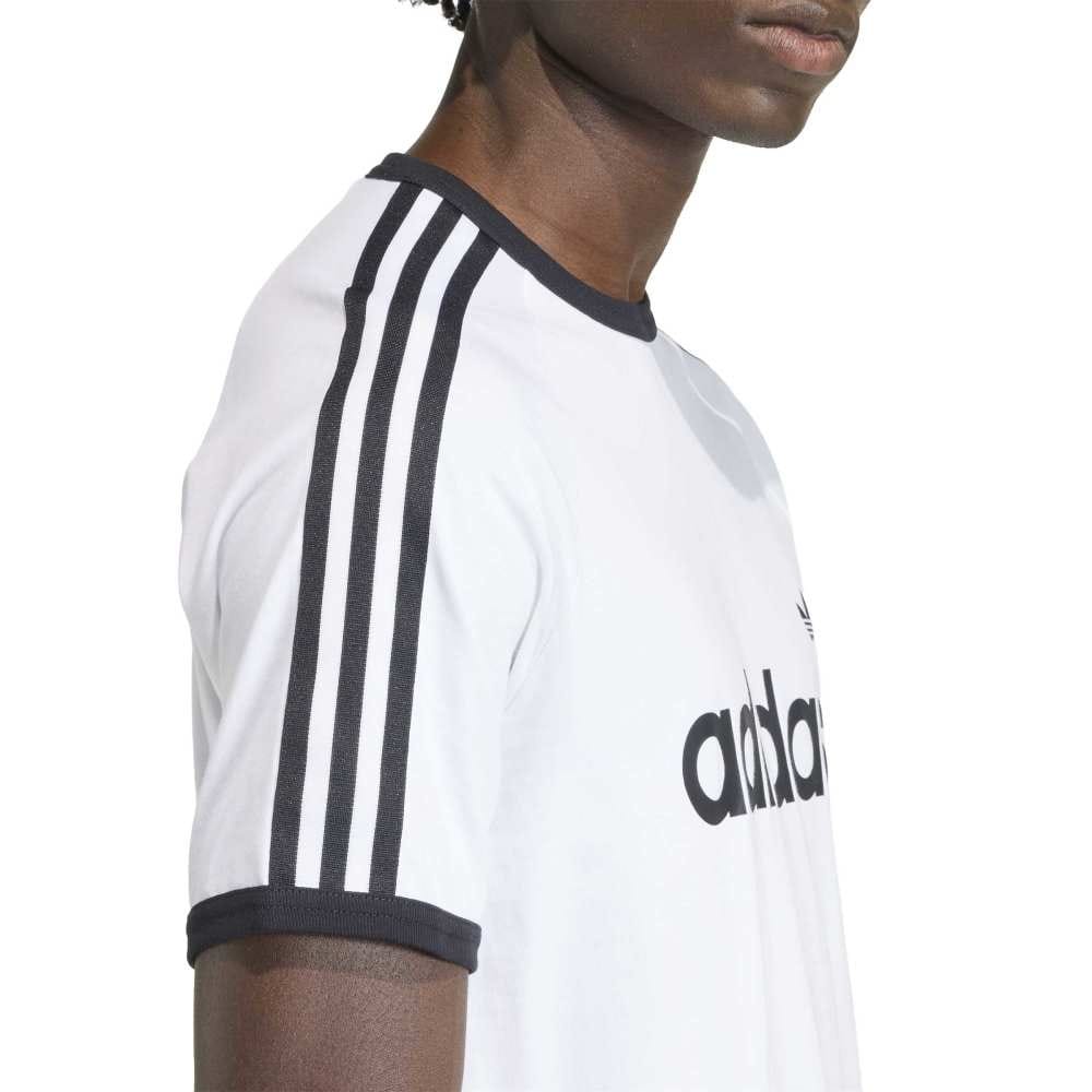 Adidas 3-Stripes Slim Ringer T-Shirt - White