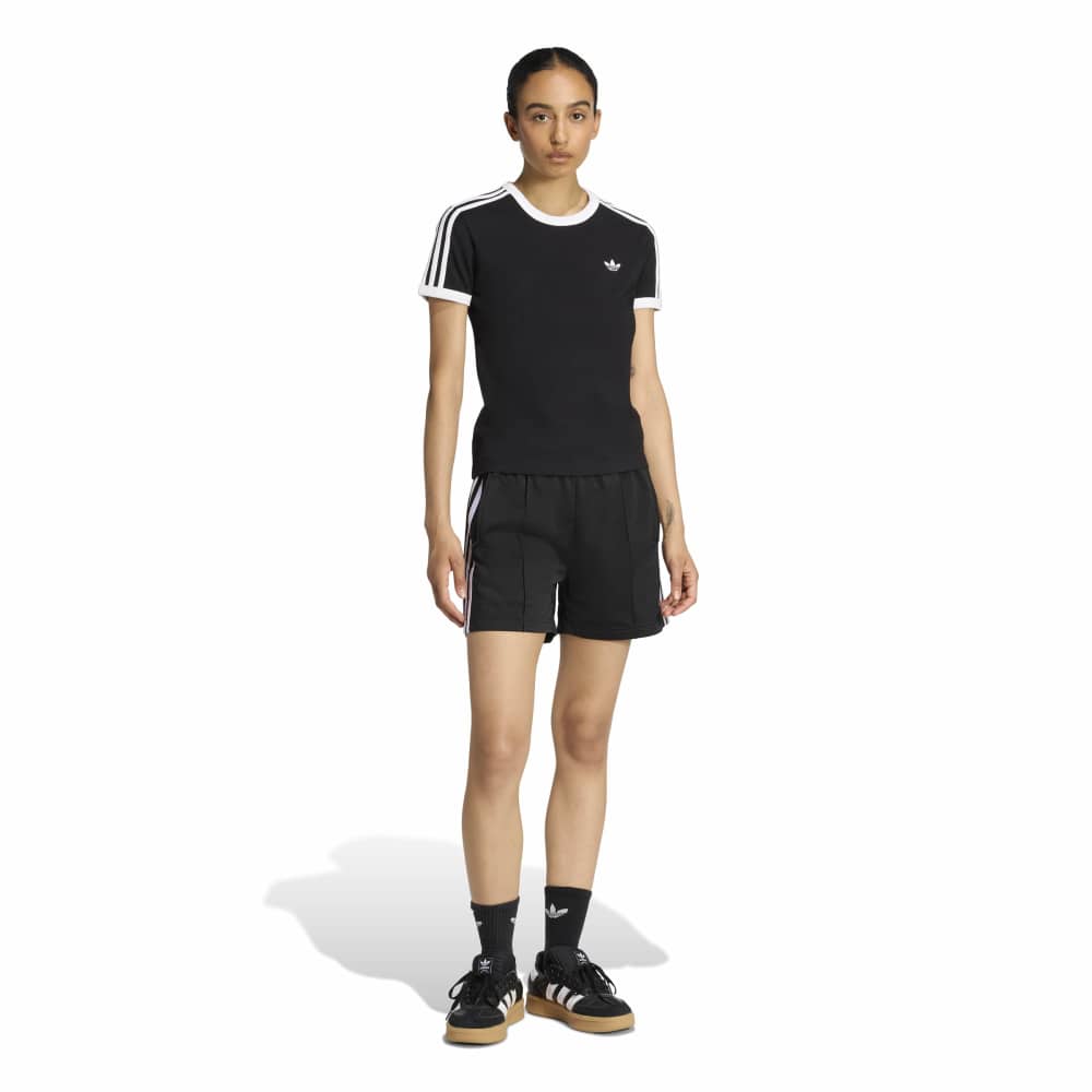 adidas 3-Stripes Slim Tee - Black