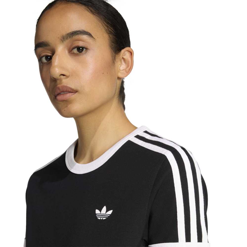 adidas 3-Stripes Slim Tee - Black