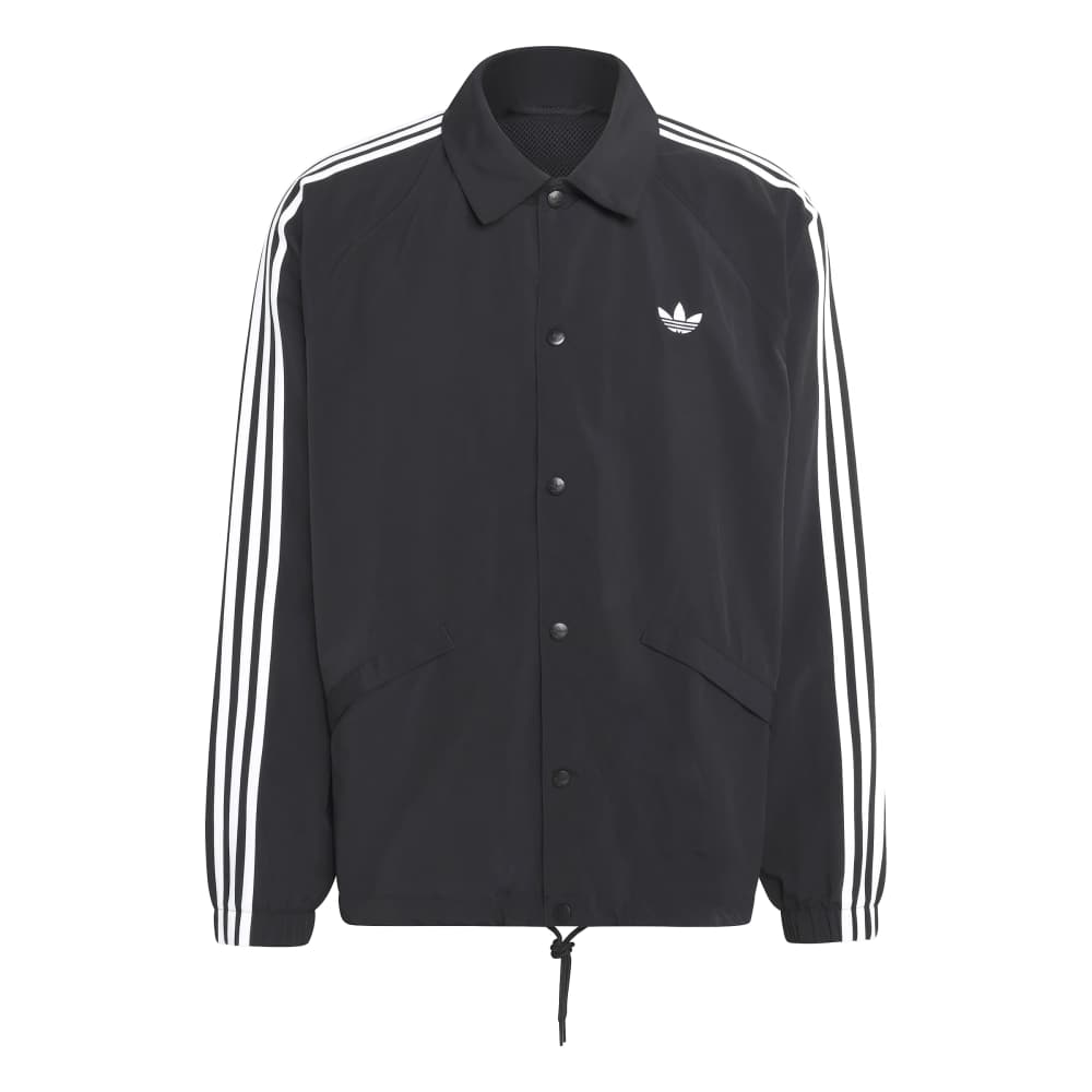Adidas 3Stripes Coach Jacket - Black