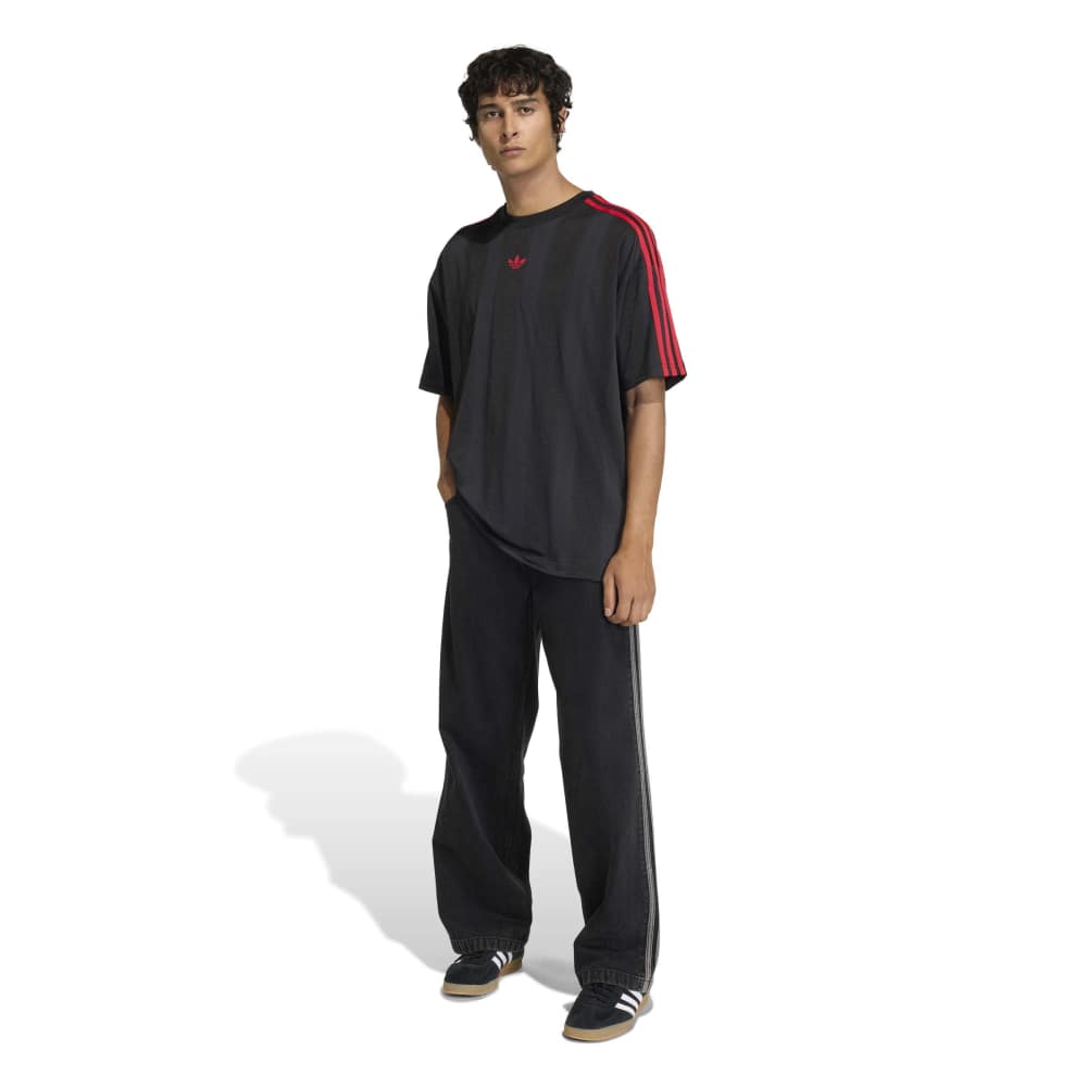 adidas Adicolor Jacquard Jersey - Black / Red