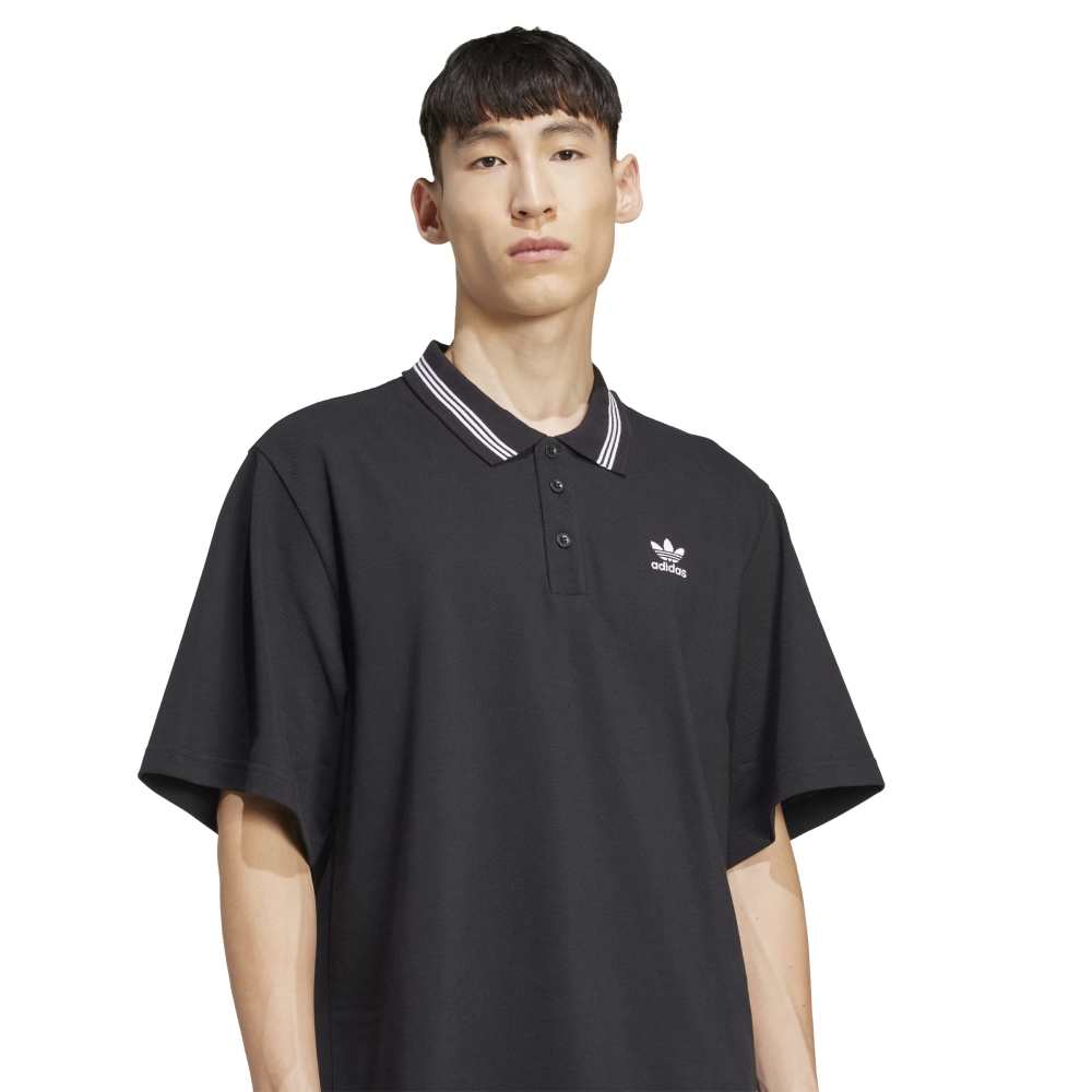 adidas Adicolor Loose Polo - Black