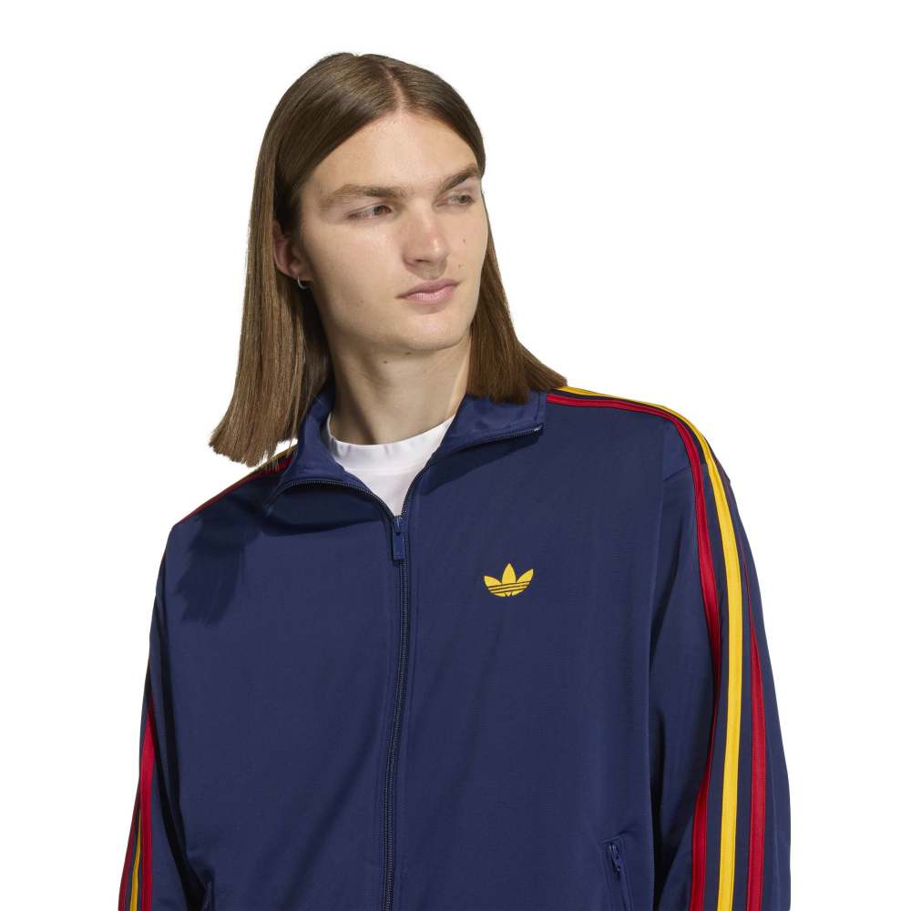 adidas Firebird Track Top - Dark Blue / Crew Yellow / Team Power Red 2
