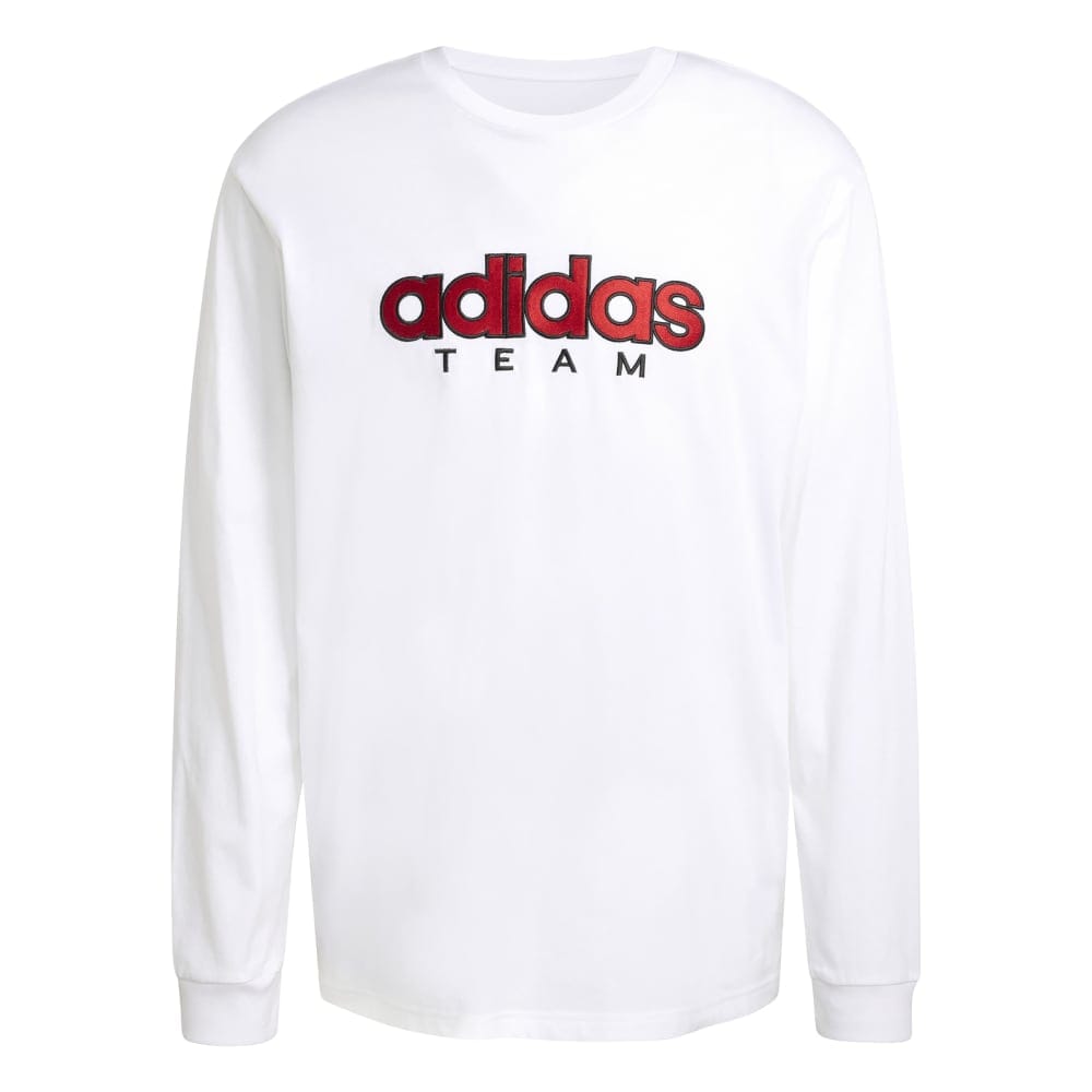 adidas GFX Long Sleeve Tee - White