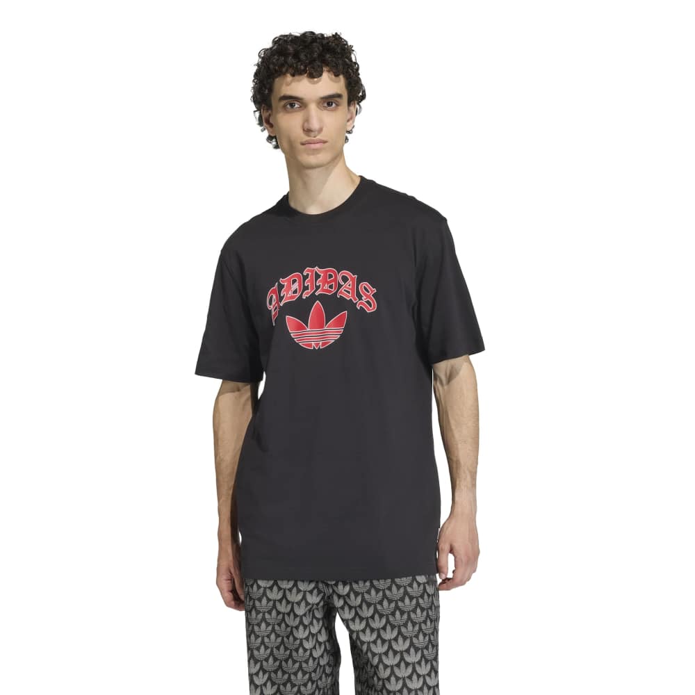 adidas GFX Trefoil Tee - Black
