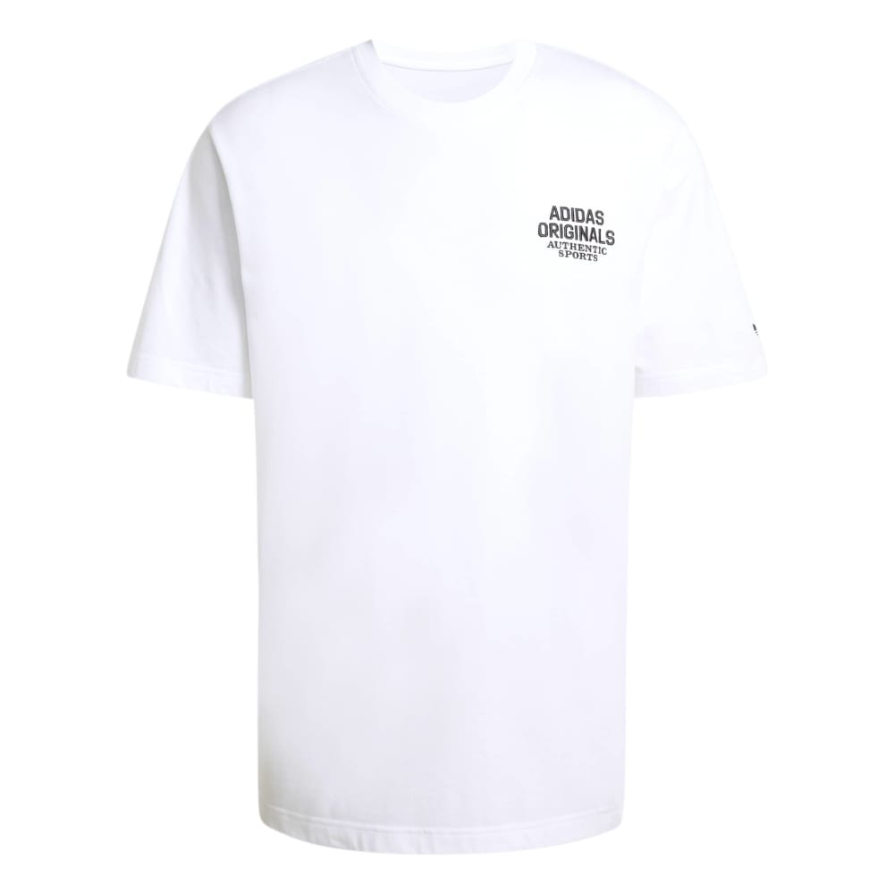Adidas GFX Varsity Tee - White