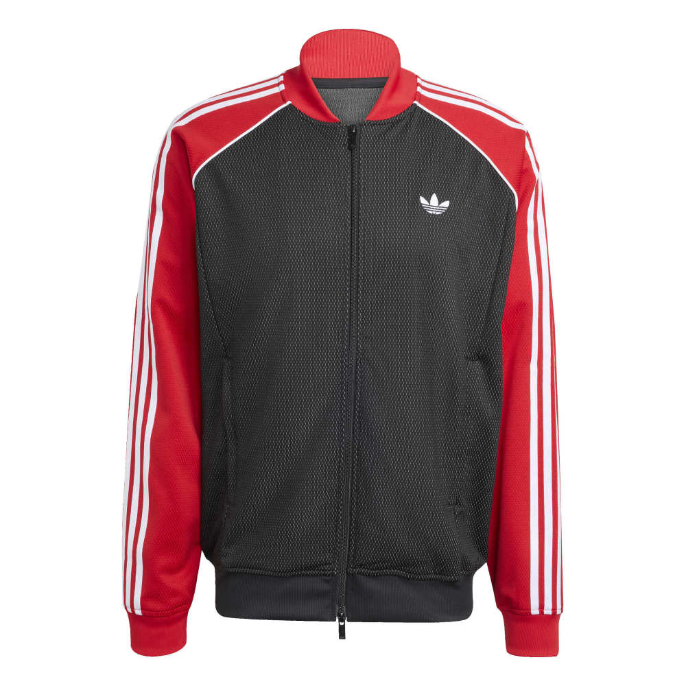 adidas SST Loose Mesh Track Top - Black